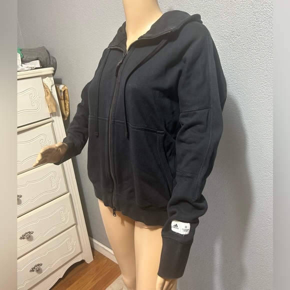 Adidas Black medium weight jacket women’s size medium - Picture 4 of 9